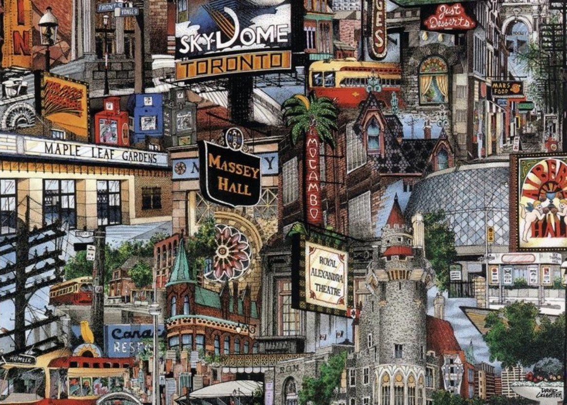 RAVENSBURGER Puzzle Moje Toronto 1000 dílků - obrázek 1