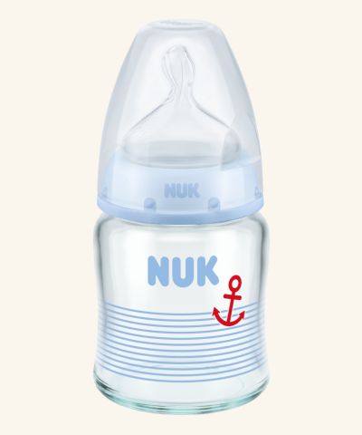 NUK FC+ láhev sklo 120ml,SI,V1,M - obrázek 1