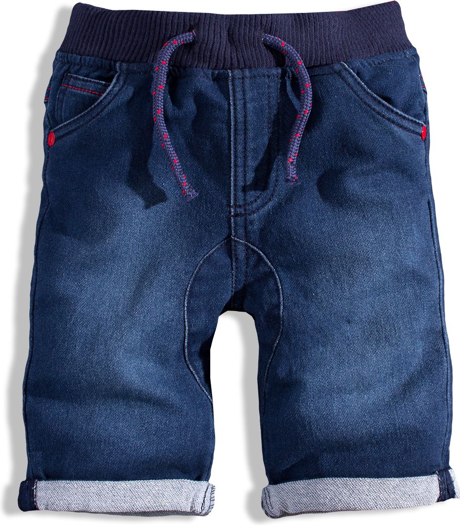Chlapecké džínové šortky Minoti BEEP tmavě modré Velikost: 110-116 - obrázek 1