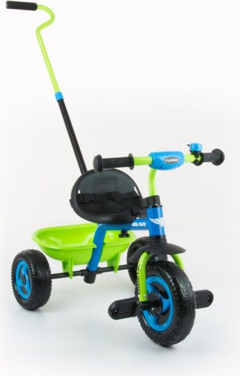 MILLY MALLY Dětská tříkolka Milly Mally Boby TURBO blue-green - obrázek 1