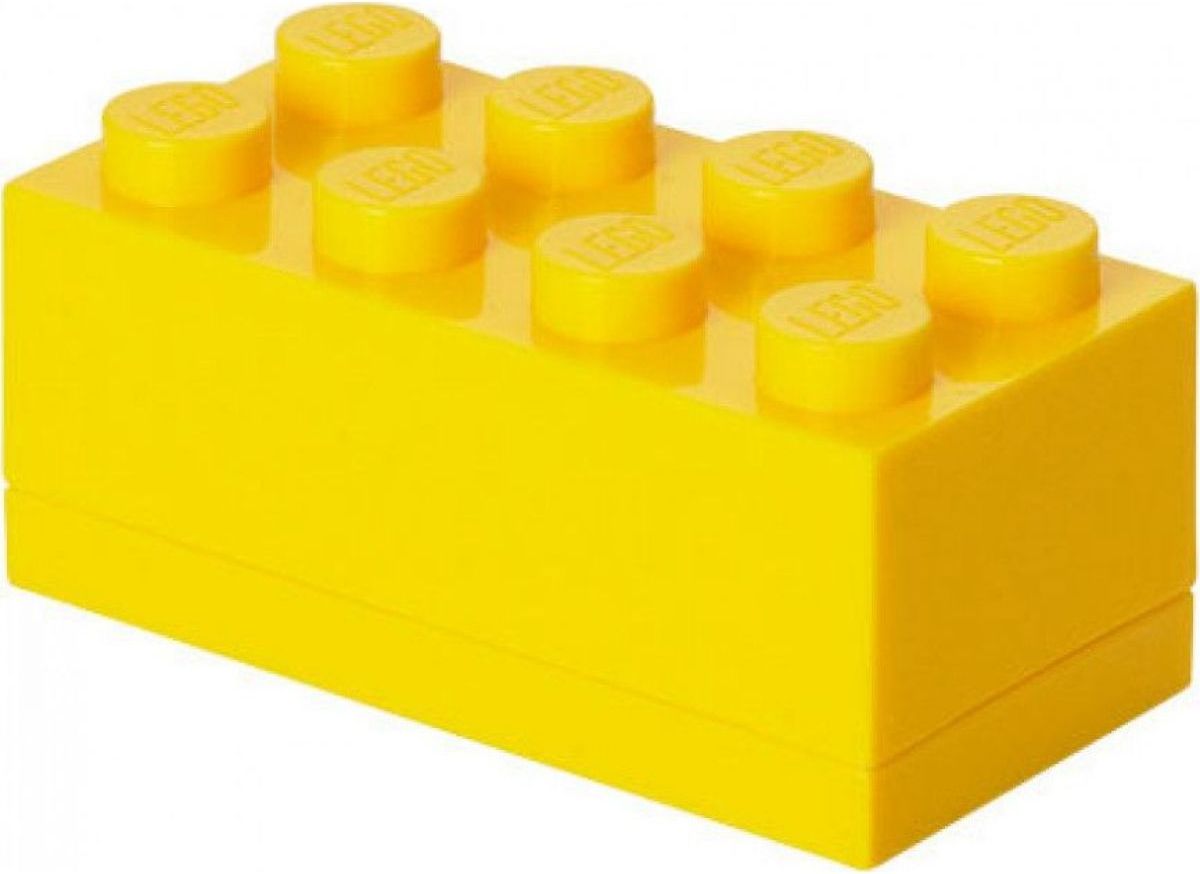 LEGO Mini Box 4,6 x 9,3 x 4,3 cm Žlutá - obrázek 1