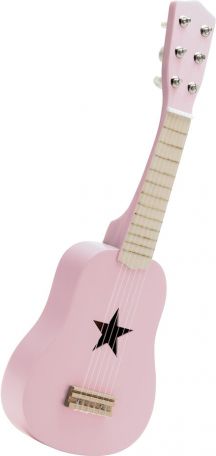 Kids Concept Kytara dřevěná Pink - obrázek 1