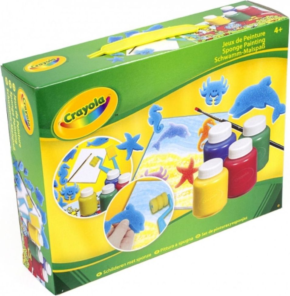 Crayola kreativní sada s houbičkami mořský svět - obrázek 1