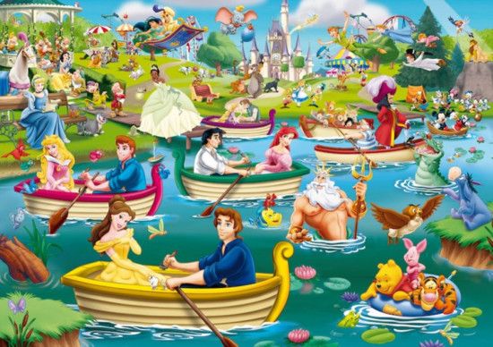 KING Puzzle Zábava na vodě 1000 dílků - obrázek 1