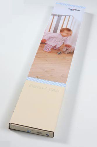 BABYDAN Prodloužení zábrany Premier 7 cm bílé - obrázek 2