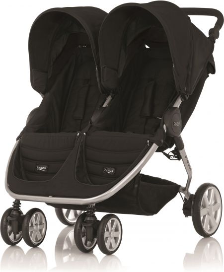 Britax Römer Kočárek B-AGILE DOUBLE, Cosmos Black - obrázek 1