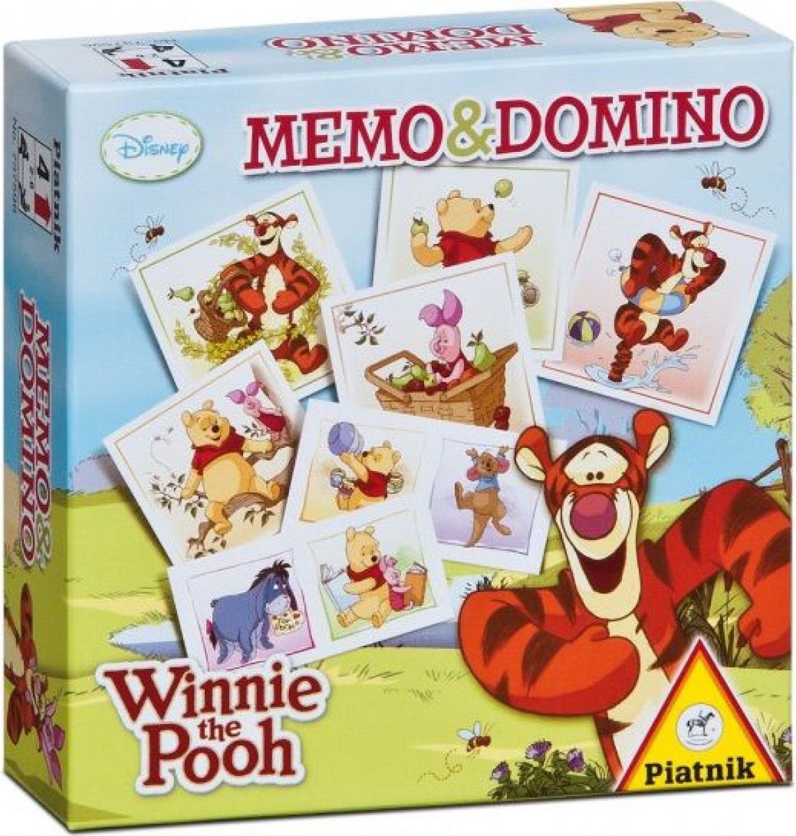 Piatnik Pexeso a Domino Medvídek Pú - obrázek 1