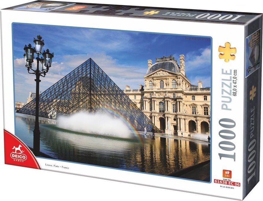 DEICO Puzzle Louvre, Paříž 1000 dílků - obrázek 1