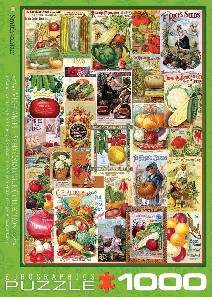 EUROGRAPHICS Puzzle Katalog semínek: Zelenina 1000 dílků - obrázek 2