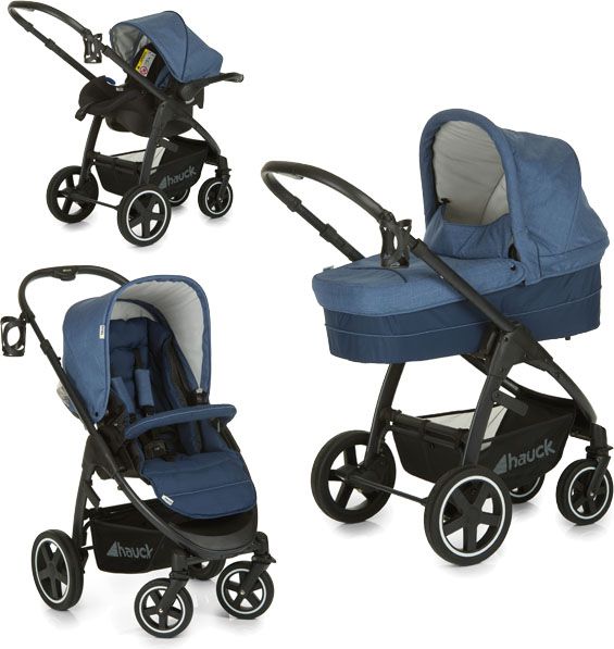 Hauck Soul Plus Trio Set 2018 melange navy - obrázek 1