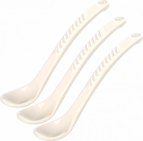 Twistshake Lžička na krmení 3x 4+m Pastelově béžová - obrázek 1