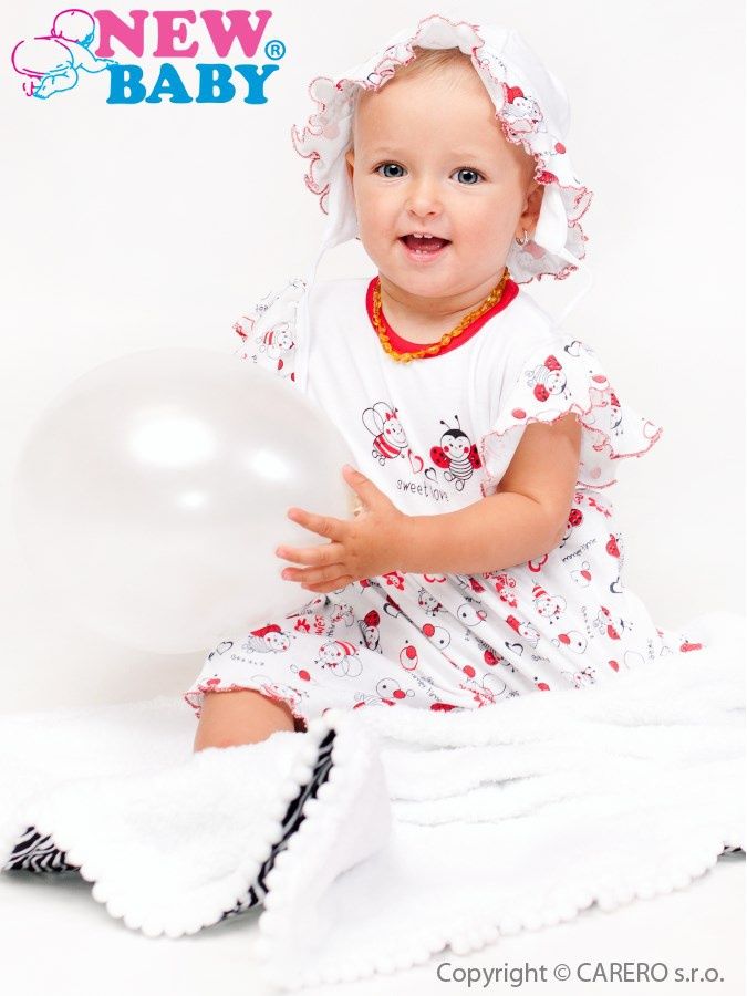 Kojenecká čepička New Baby Beruška 62 (3-6m) - obrázek 3