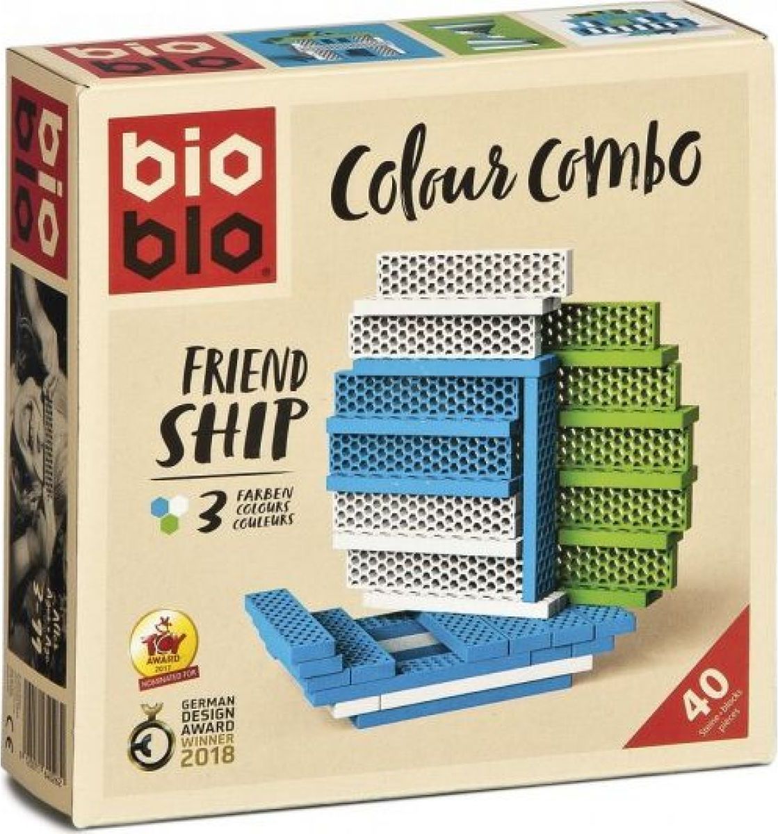 Bioblo Colours Ship 40 dílků - obrázek 1