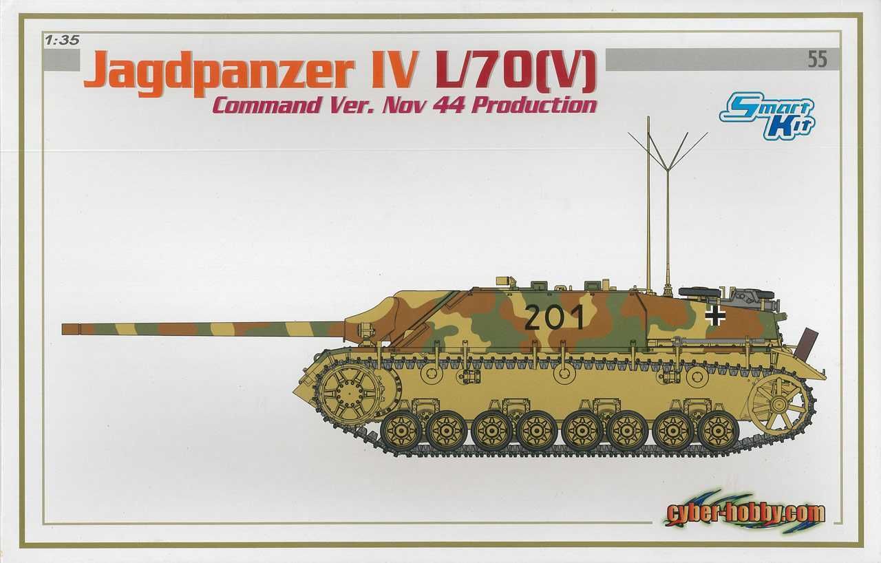 DRAGON Model Kit tank 6623 - JAGDPANZER IV L/70(V) COMMAND VERSION NOV 44 PRODUCTION (SMART KIT) (1:35) - obrázek 1