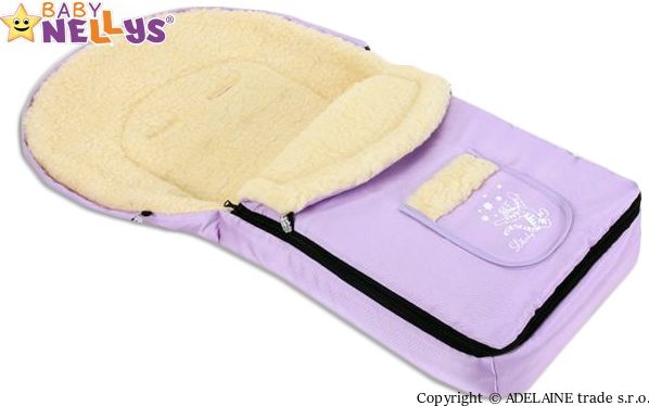 Baby Nellys Multifunkční fusák VLNA 4v1 Baby Nellys ® - lila - obrázek 1