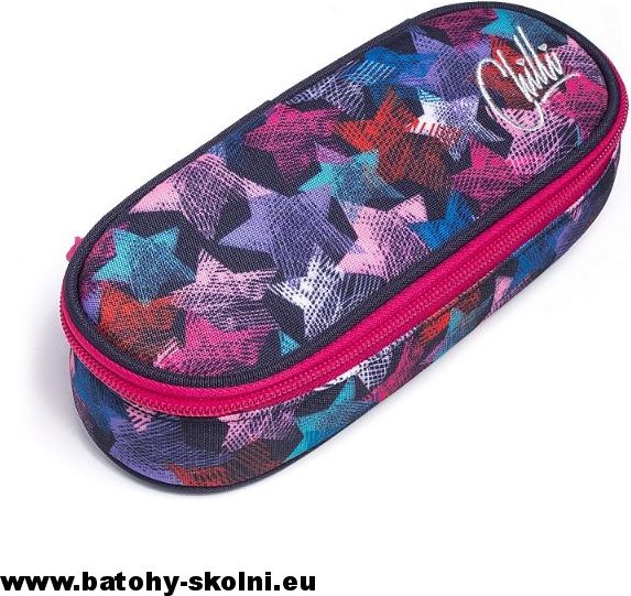 Studentský penál Topgal CHI 892 H Pink Hvězdy - obrázek 2