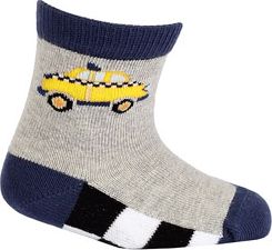 Vzorované ponožky WOLA AUTO Velikost: 15-17 - obrázek 1