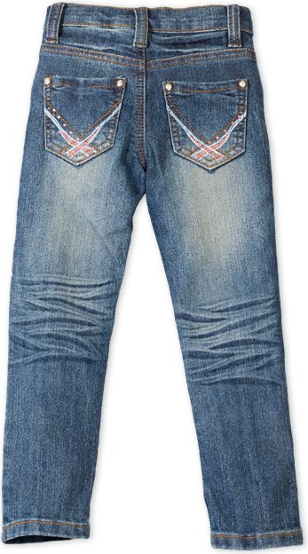 HW JEANS Dívčí jeans kalhoty Velikost: 92 - obrázek 2