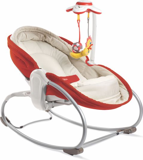 TINY LOVE Lehátko 3v1 Rocker Napper Červené - obrázek 1