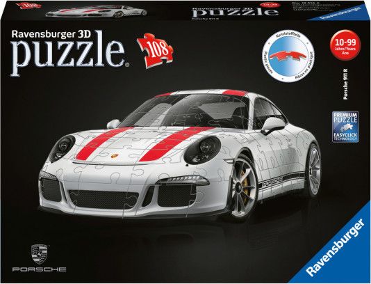 RAVENSBURGER 3D puzzle Porsche 911 R 108 dílků - obrázek 1