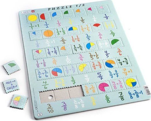 LARSEN Puzzle Zlomky 35 dílků - obrázek 2