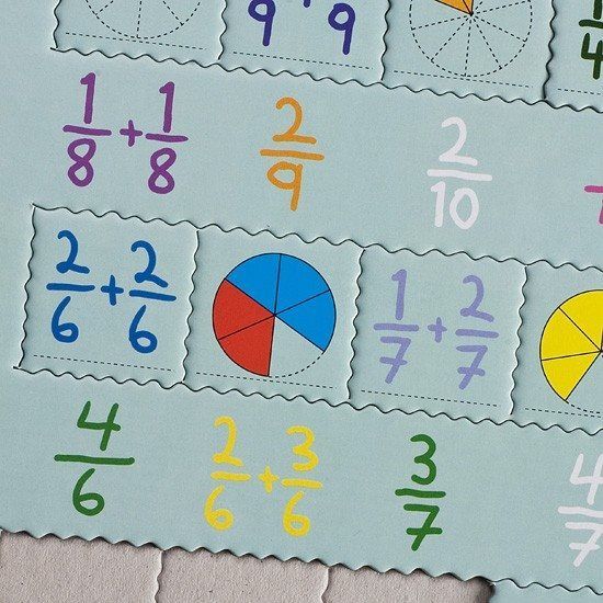 LARSEN Puzzle Zlomky 35 dílků - obrázek 3