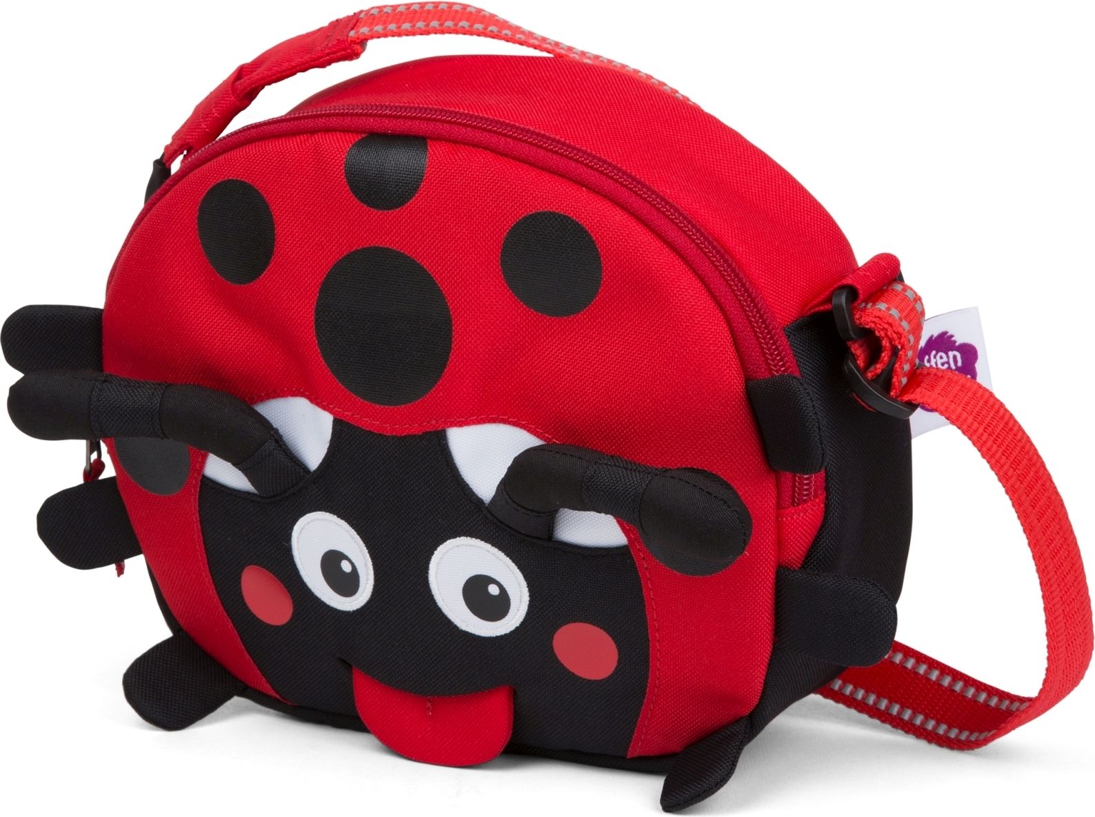 Affenzahn Messenger Bag Lilly Ladybird - Red uni - obrázek 1