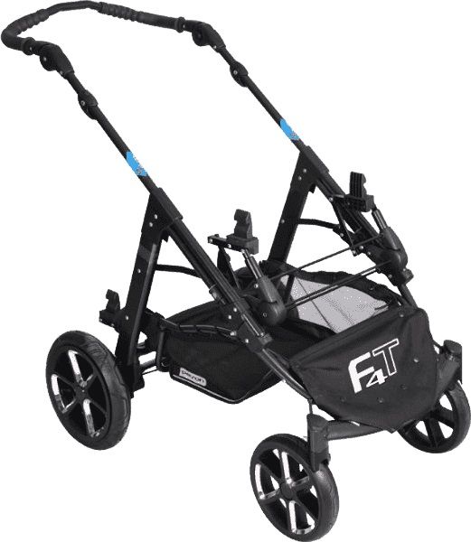 PATRON Podvozek Delta 4C Compact s košíkem anthracite - obrázek 1