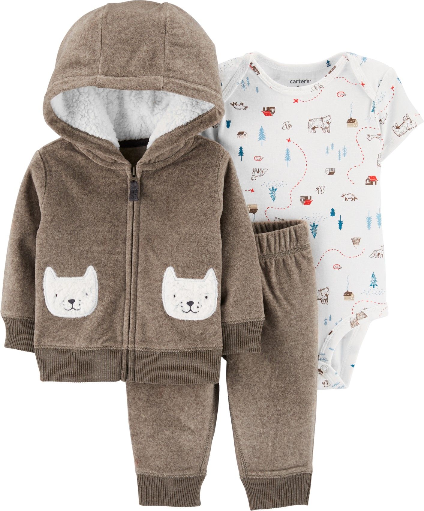 CARTER'S Set 3-dílný Pes, 6m, vel.68 - obrázek 1