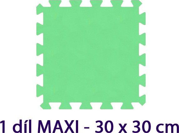MALÝ GÉNIUS Samostatný díl MAXI 8mm (zelený) - obrázek 1