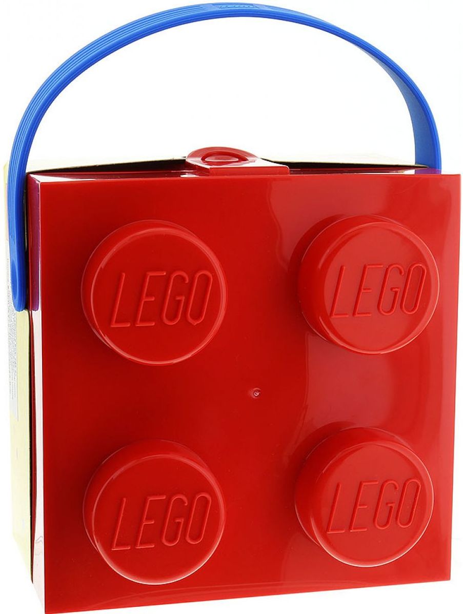 LEGO Box s rukojetí červený - obrázek 1