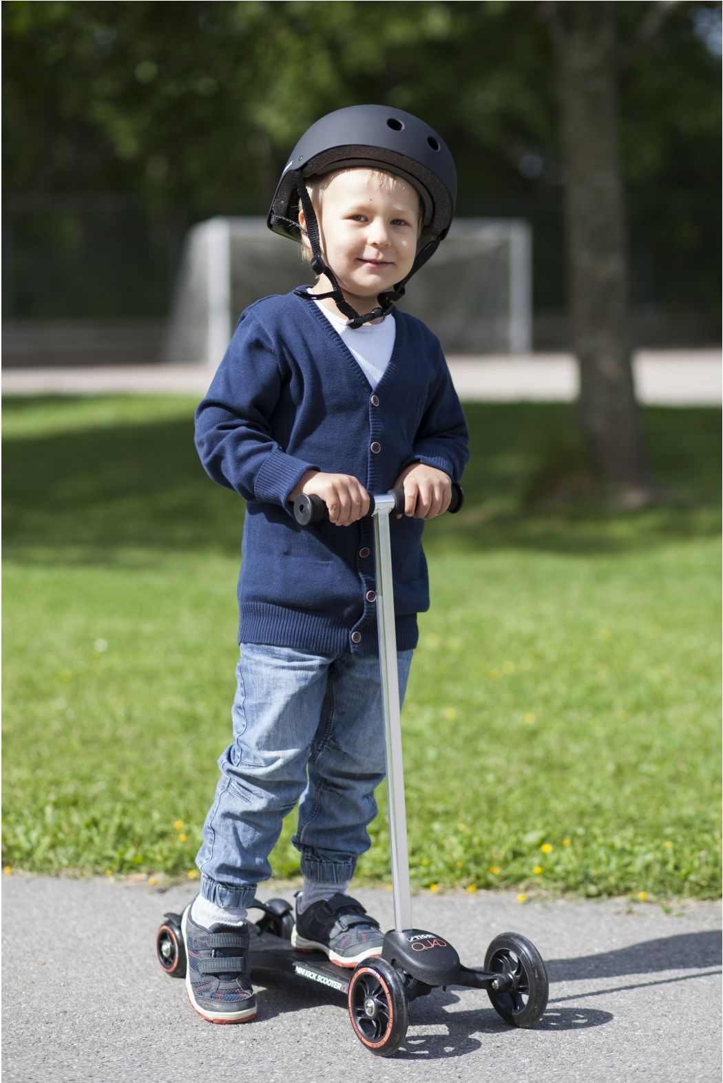 Koloběžka STIGA Mini Kick Quad černá - obrázek 2