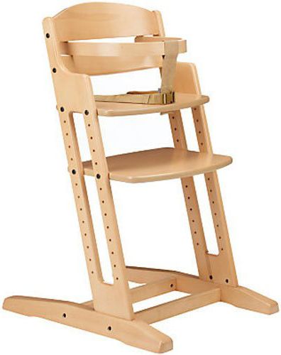 BABYDAN Dřevěná jídelní židlička DanChair, natur - obrázek 1