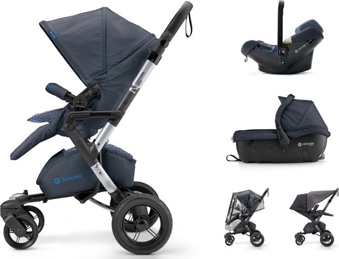 CONCORD Travel Set Neo Air.Safe+Sleeper Deep Water Blue 2018 - obrázek 1
