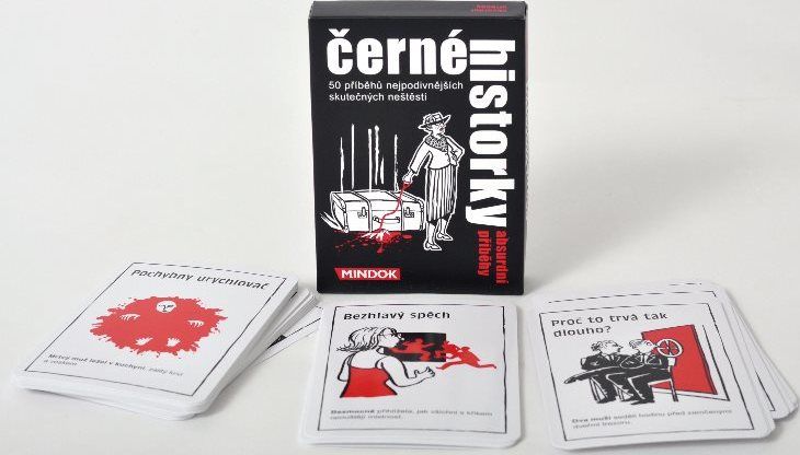 Společenská hra Černé historky: Absurdní příběhy, MINDOK - obrázek 2