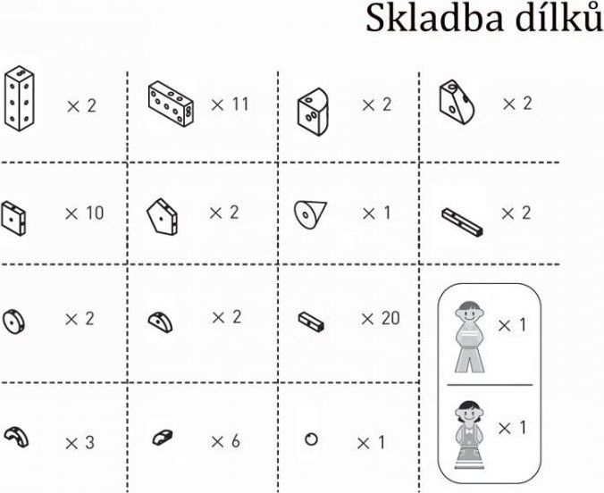 Magnetická stavebnice Genii Creation - Dětská ložnice - obrázek 2