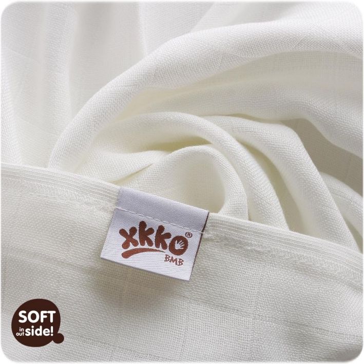 KIKKO Bambusové pleny Natural 70x70 (3 ks) - obrázek 2
