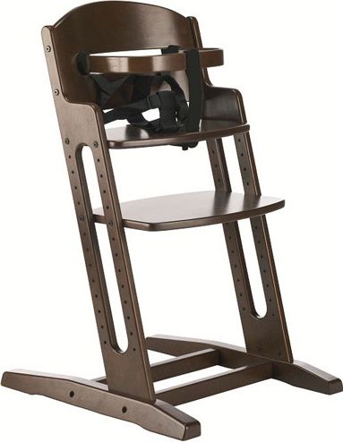 BABYDAN Dřevěná jídelní židlička DanChair, walnut - obrázek 1