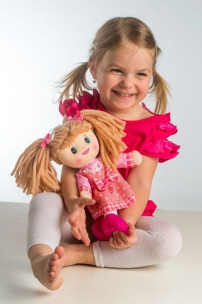 Teddies Panenka Terezka hadrová plyš 30cm česky mluvící na kartě - obrázek 2