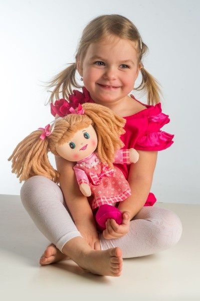 Teddies Panenka Terezka hadrová plyš 30cm česky mluvící na kartě - obrázek 3