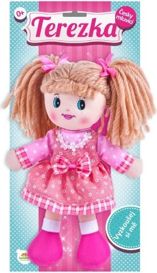 Teddies Panenka Terezka hadrová plyš 30cm česky mluvící na kartě - obrázek 10