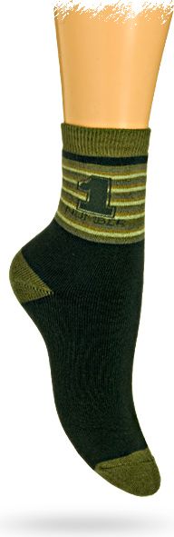 GATTA Dětské termo ponožky vzor NUMBER 1 Velikost: 27-29 - obrázek 1