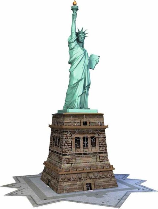 RAVENSBURGER 3D puzzle Socha Svobody, New York 108 dílků - obrázek 2