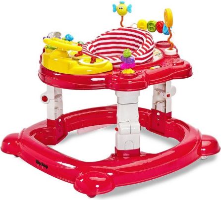 TOYZ Dětské chodítko Toyz HipHop 3v1 červené - obrázek 1