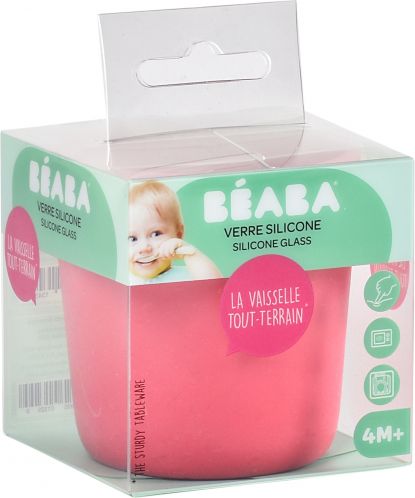 BEABA Kelímek silikonový Pink - obrázek 2