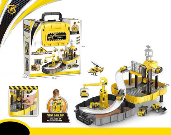 Alltoys Garáž konstrukční v kufříku - obrázek 1