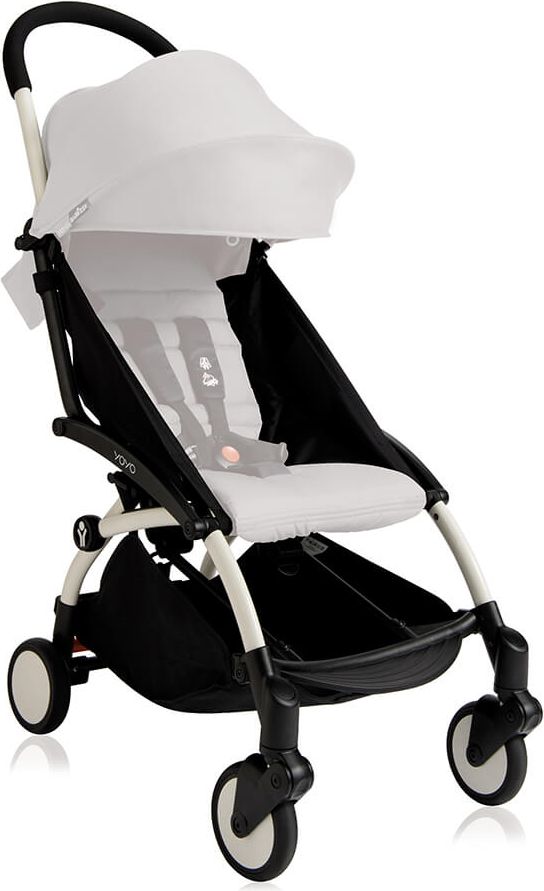 BABYZEN YOYO+ Bílý rám + Textilní set, Grey 2018 - obrázek 2