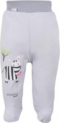 Kojenecké bavlněné polodupačky Koala Happy Baby šedé, Šedá, 80 (9-12m) - obrázek 1