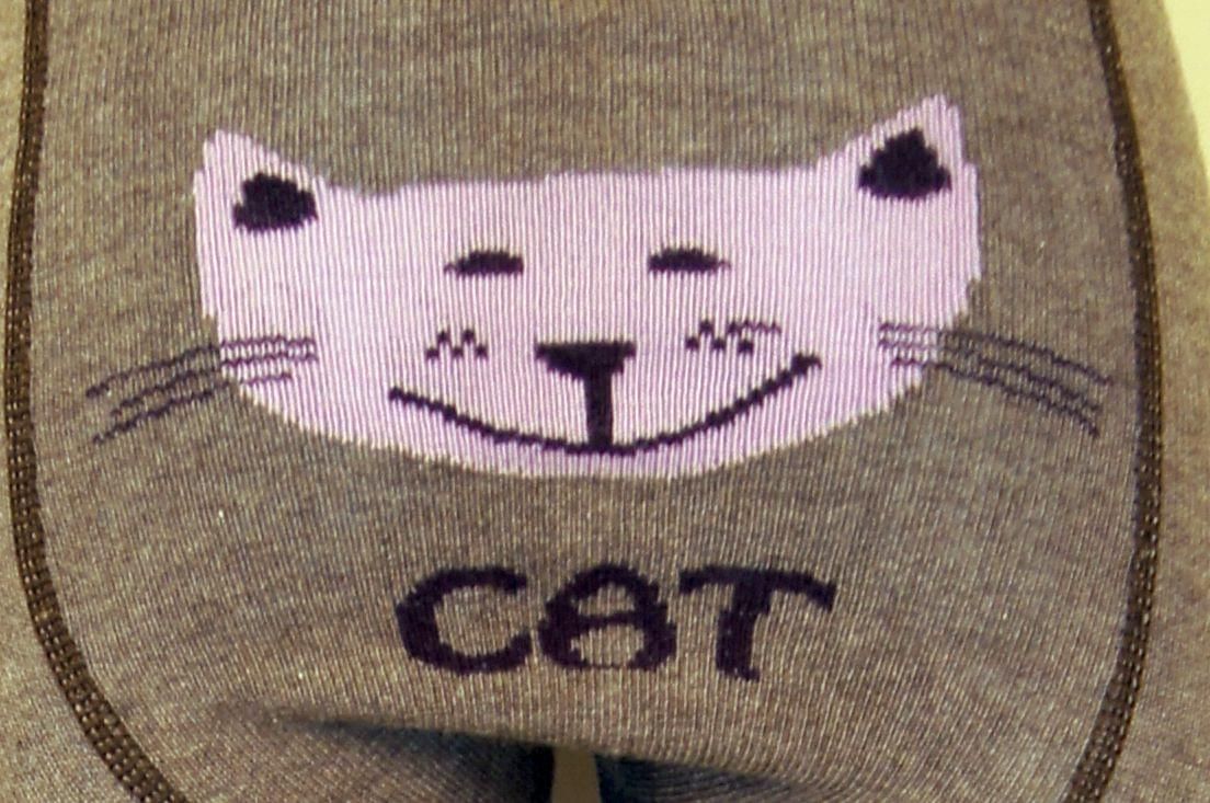 Melton Happy Cat - dusty purple 68-74 - obrázek 2