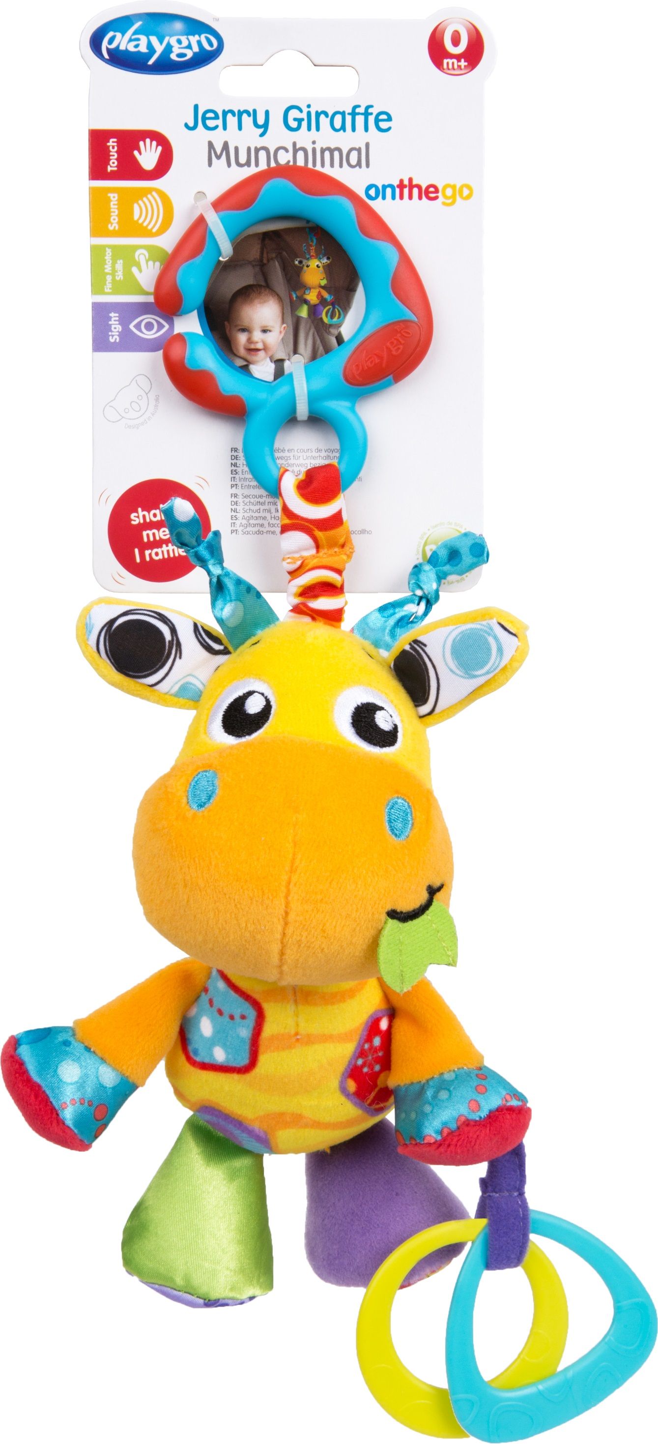 PLAYGRO Závěsná žirafa s kousátky - obrázek 1